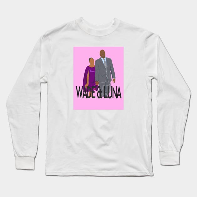 Wade and Luna Long Sleeve T-Shirt by SabsArt05